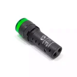 چراغ سیگنال بازردار AC220V گرد سبز مدل AD16-16SM