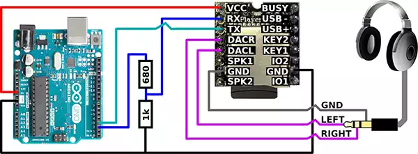 ماژول پخش فایل های صوتی DFPlayer