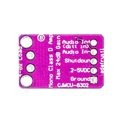 ماژول آمپلی فایر2.5W کلاس D با تراشه PAM8302A