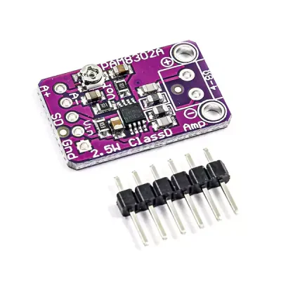 ماژول آمپلی فایر2.5W کلاس D با تراشه PAM8302A