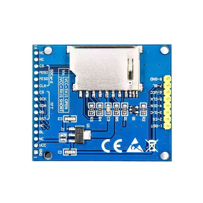 نحوه اتصال نمایشگرtft دارای ارتباط spi